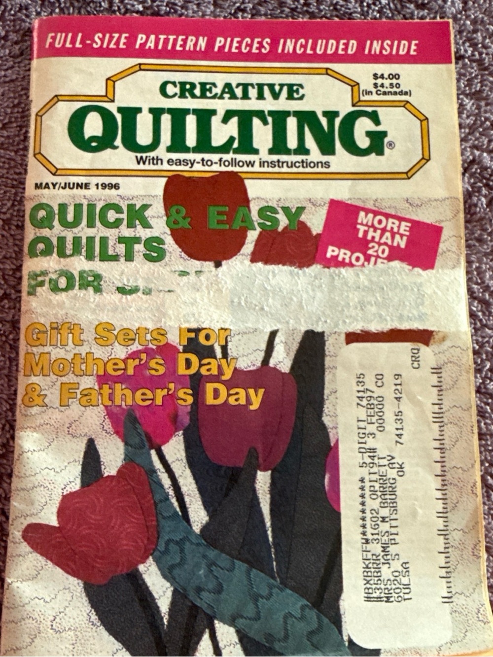 Magazine - Quick & Easy Quilts (May/June 1996) - Multicolor